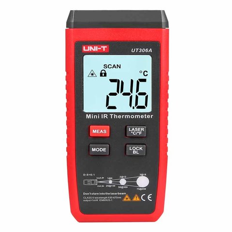 Інфрачервоний пірометр UNI-T UT306A Прев'ю 1