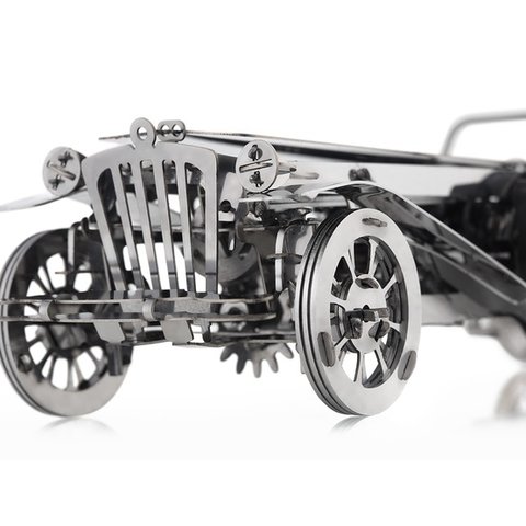 Металический механический 3D-пазл Time4Machine Glorious Cabrio Превью 12