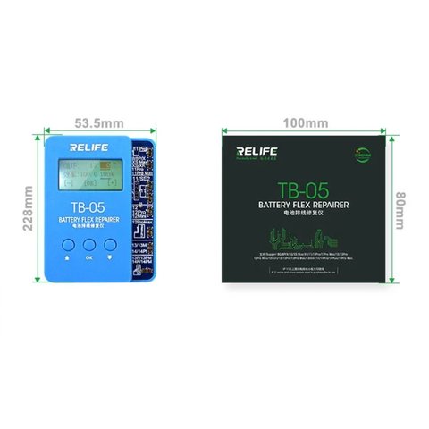 Программатор RELIFE TB-05, для сброса циклов и процента износа аккумулятора Превью 1