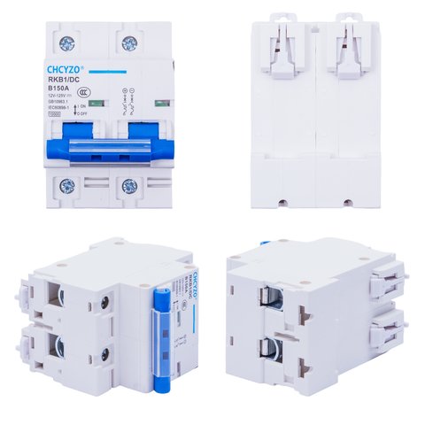 Автоматический выключатель постоянного тока CHCYZO RKB1/DC B150A, 2P, 12 B - 125 В, 150 А Превью 1