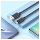 Cable USB Hoco X88, USB tipo-A, micro USB tipo-B, 100 cm, 2.4 A, negro, #6931474783325 Vista previa  1