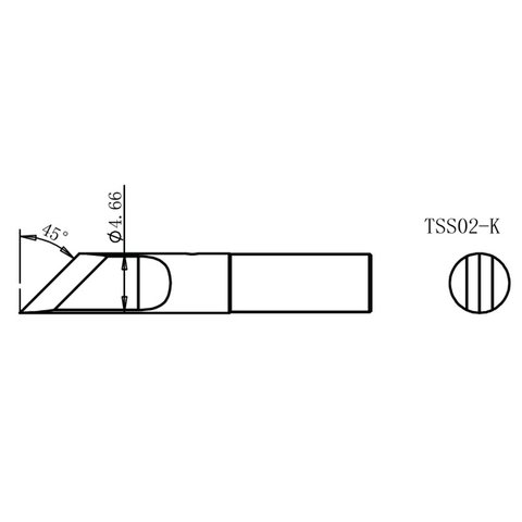 Soldering Iron Tip Quick TSS02-K Preview 1