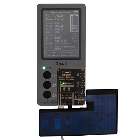 Battery Deji compatible with Apple iPhone X, (Li-ion, 3.81 V, 3210 mAh, High Capacity, original IC) Preview 1