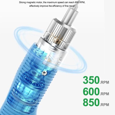 Destornillador eléctrico inalámbrico RELIFE E2, con control de rotación, Li-ion 1000mAh, 350/600/850 RPM Vista previa  2