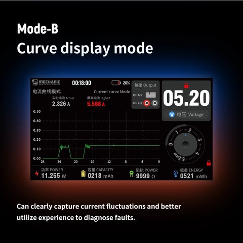Fuente de alimentación (potencia) Mechanic Power Box 2.0, 10000mAh, 45W, Type-C, PD, 12 V, 5A Vista previa  8