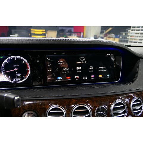 Емкостное сенсорное стекло 12.1" для Mercedes-Benz S-класса (W222) Превью 6