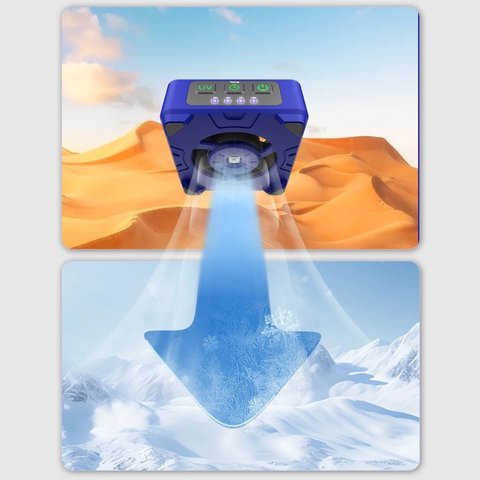 Ультрафиолетовая лампа Mechanic CUV-3, с таймером, с вентилятором, с аккумулятором Превью 3