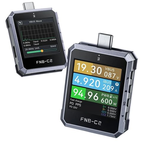 USB-тестер FNIRSI FNB-C2 Превью 3