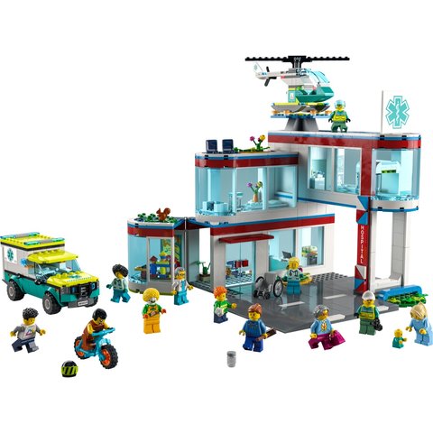 Конструктор LEGO City Лікарня (60330) Прев'ю 2